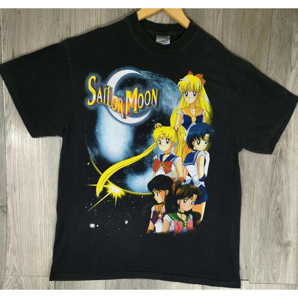 Vintage Sailor Moon Anime (XL) Screen Stars Single Stitch Reprint Shirt #5